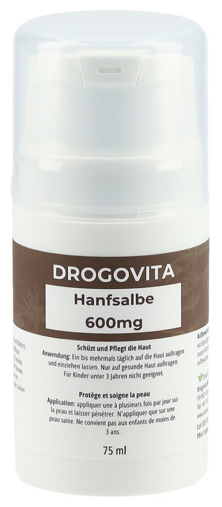 DROGOVITA pommade au chanvre 600 mg dist 75 ml