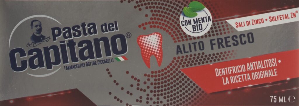 PASTA DEL CAPITANO antibatterico alito fres 75 ml