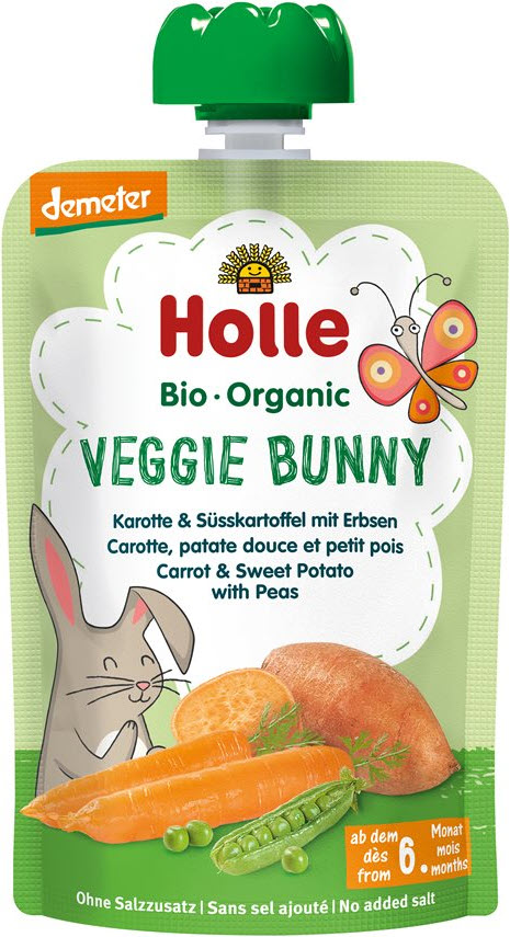 HOLLE pouchy veggie bunny 100 g