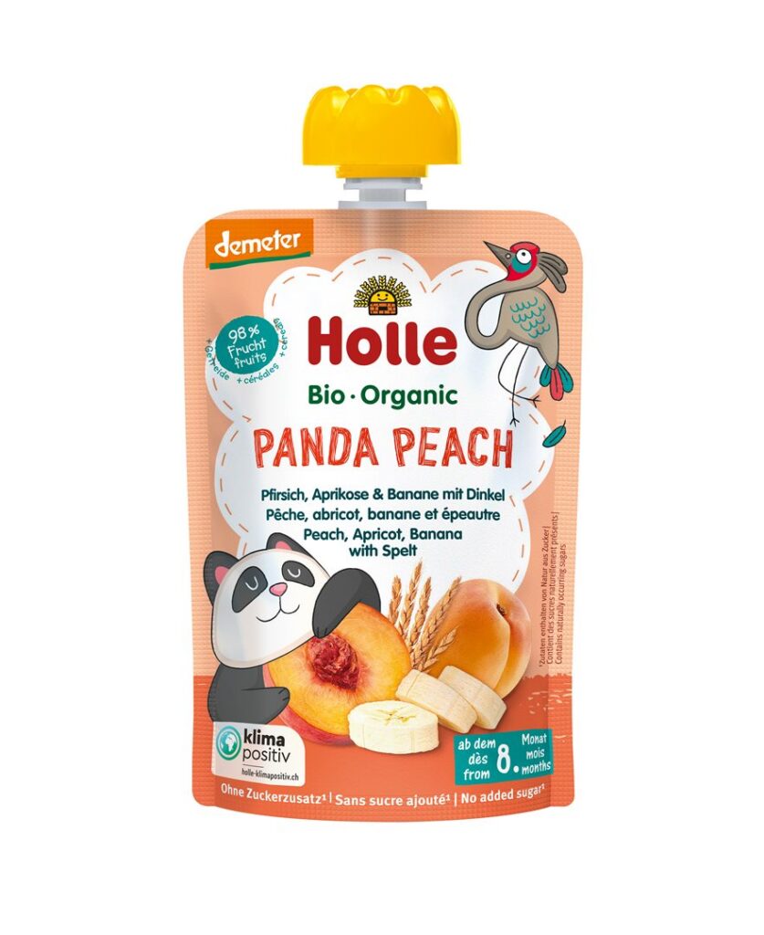 HOLLE pouchy panda peach 100 g