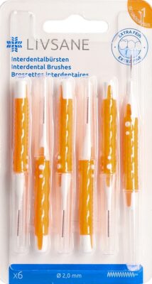 LIVSANE Brossettes interdentaires extra fin 6 pce