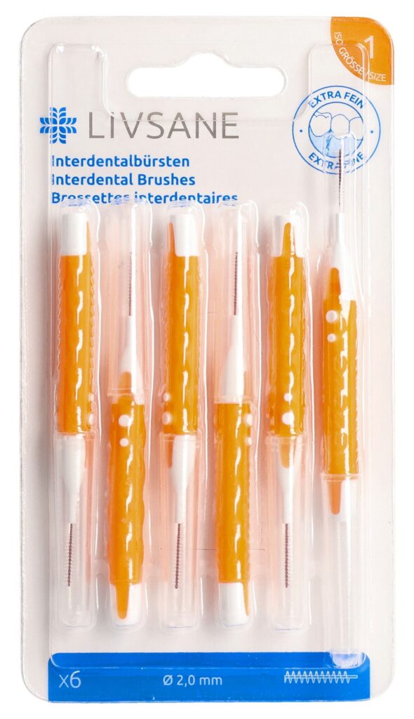 LIVSANE Brossettes interdentaires extra fin 6 pce