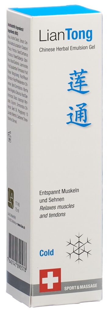 LIANTONG Chinese Herbal Emulsion Gel Cold 75 ml