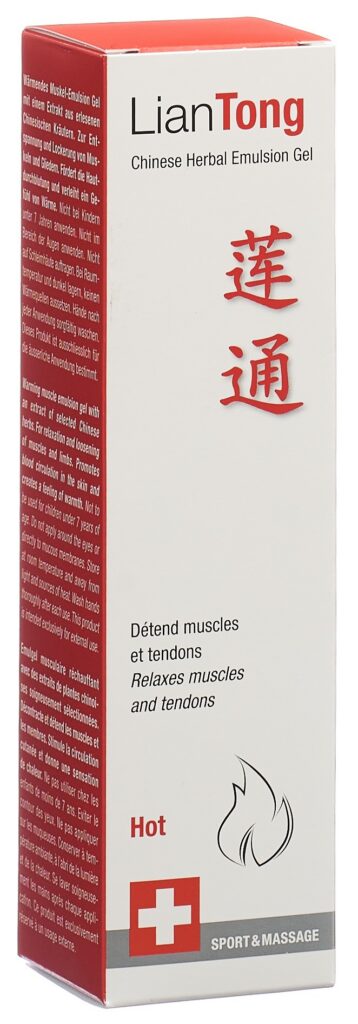 LIANTONG Chinese Herbal Emulsion Gel Hot 75 ml