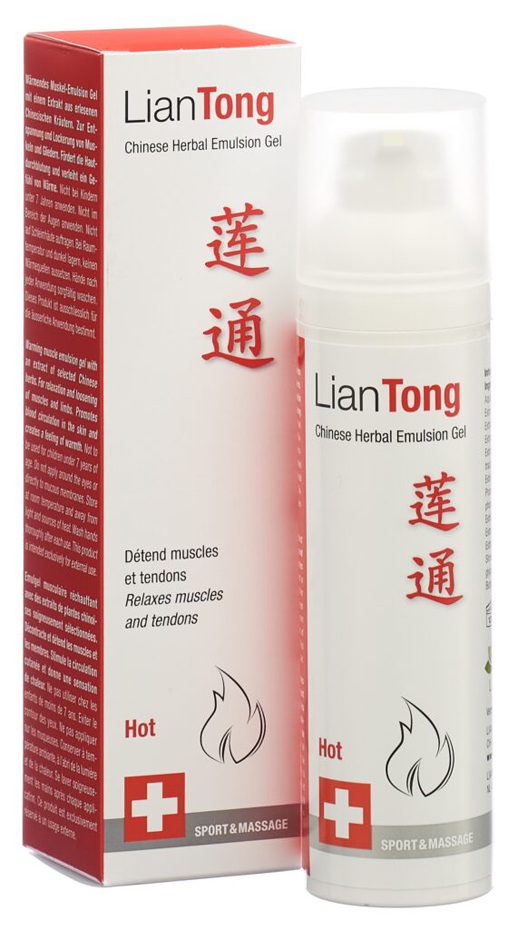 LIANTONG Chinese Herbal Emulsion Gel Hot 75 ml