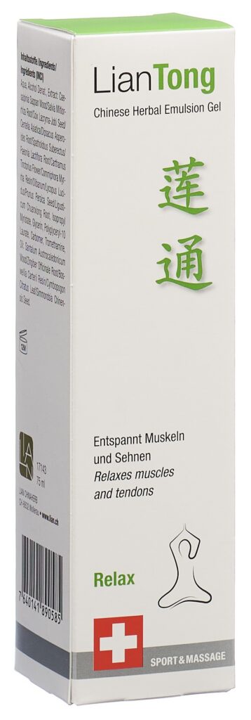 LIANTONG Chinese Herbal Emulsion Gel Relax 75 ml