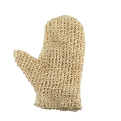 HERBA gant de massage sisal tricoté maille fine