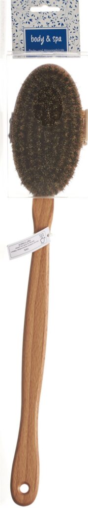 HERBA brosse bain massage crin cheval fibres vég