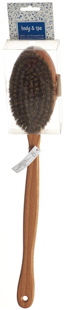 HERBA brosse bain massage crin cheval fibres vég