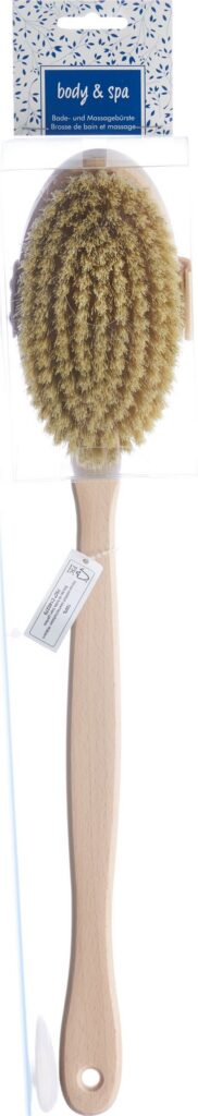 HERBA brosse bain massage poils mélangés