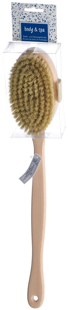 HERBA brosse bain massage poils mélangés