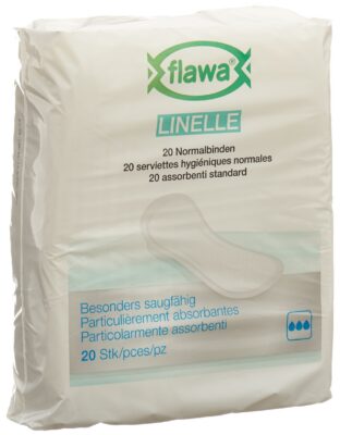 FLAWA Linelle serviettes normales 20 pce