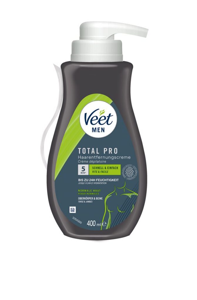 VEET FOR MEN crème dépilatoire sensitive 400 ml
