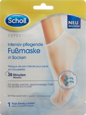 SCHOLL ExpertCare masq soin int pieds maca 2 pce