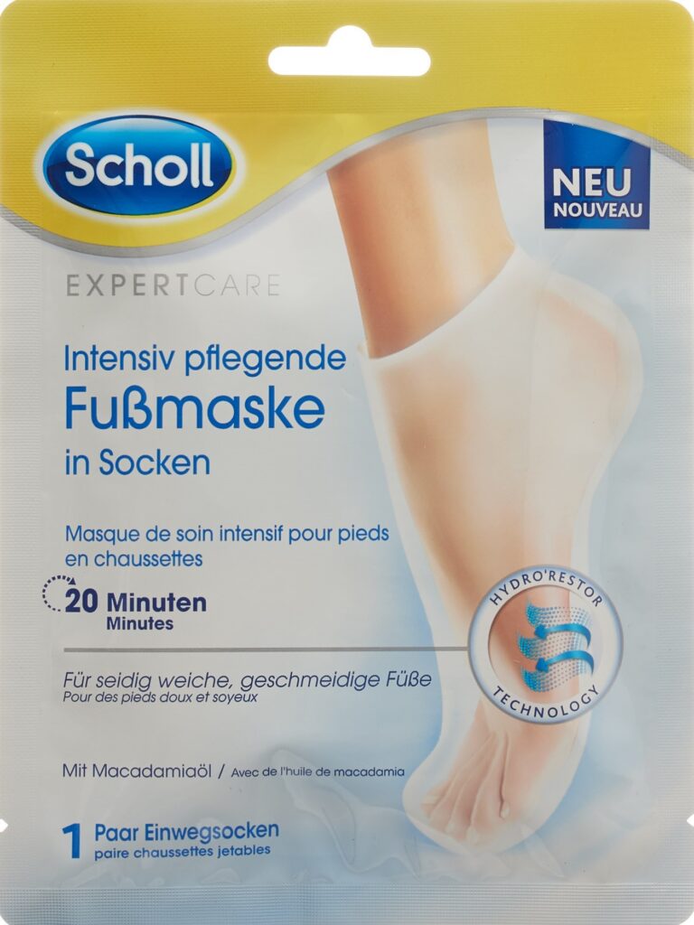 SCHOLL ExpertCare masq soin int pieds maca 2 pce