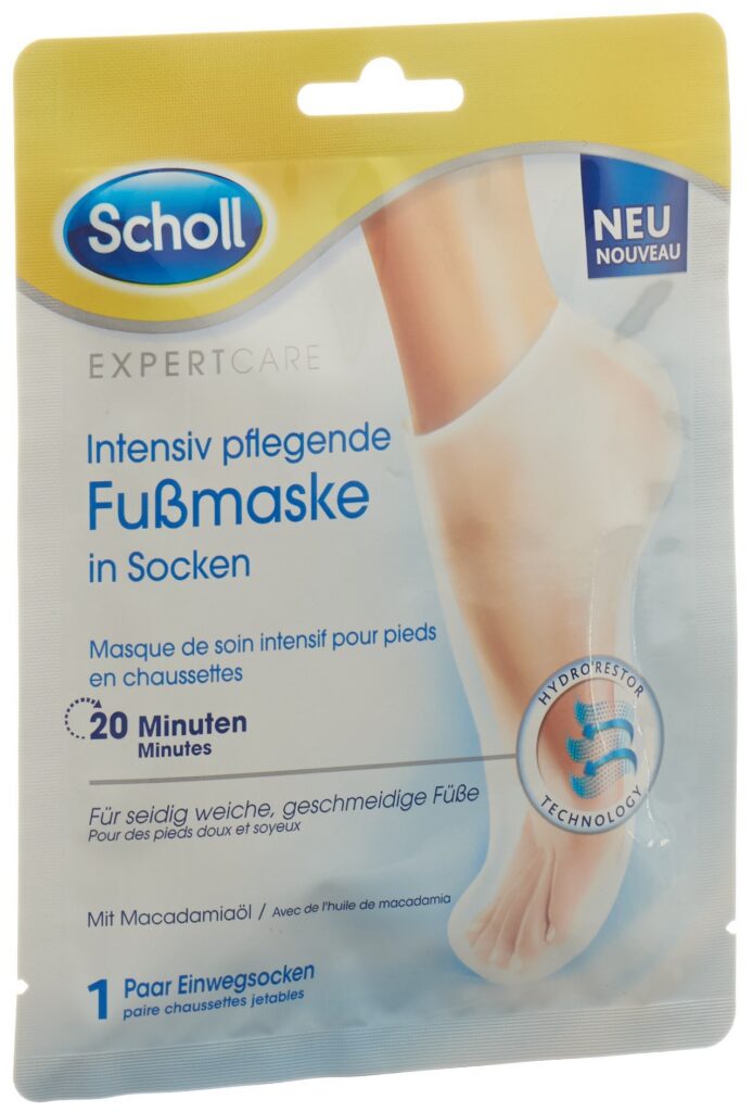 SCHOLL ExpertCare masq soin int pieds maca 2 pce
