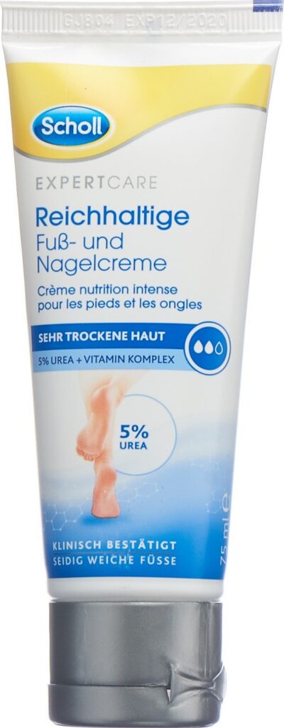 SCHOLL crème nutrition intense pieds ongles 75 ml