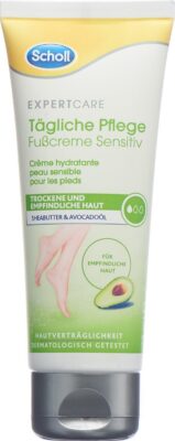 SCHOLL crème hydratante peau sensib pieds tb 75 ml