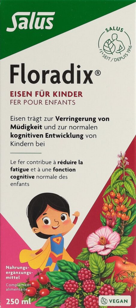 FLORADIX Fer + vitamines pour enfants fl 250 ml