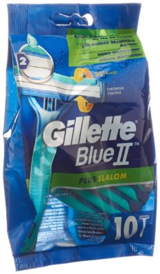 GILLETTE Blue II Plus Slalom rasoir jetable 10 pce