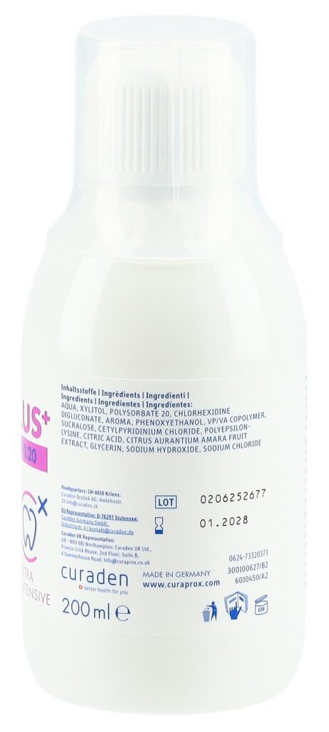 CURAPROX Perio Plus Forte CHX 0.2 % 200 ml