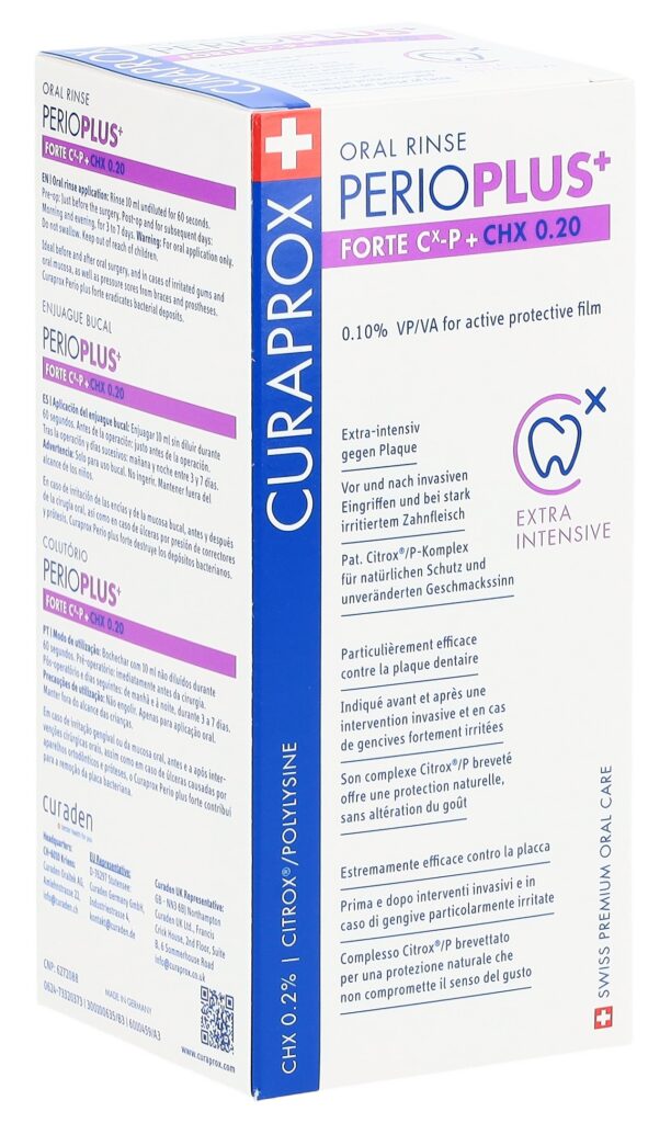 CURAPROX Perio Plus Forte CHX 0.2 % 200 ml