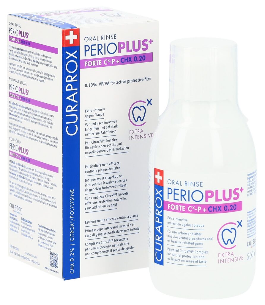 CURAPROX Perio Plus Forte CHX 0.2 % 200 ml