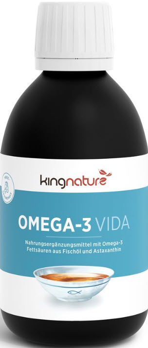 KINGNATURE OMEGA-3 VIDA liq fl 250 ml