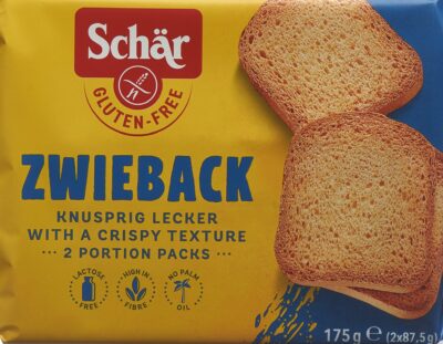 SCHÄR zwieback sans gluten 175 g