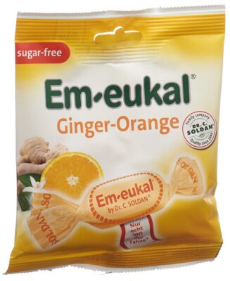 SOLDAN EM-EUKAL Ginger Orange sans sucre sach 50 g