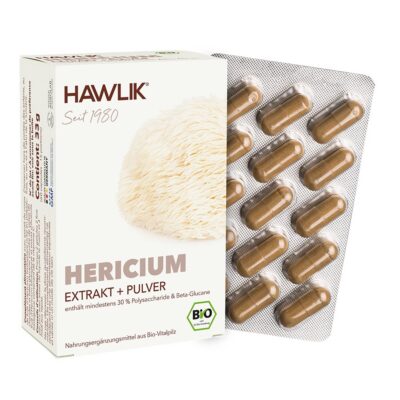 HAWLIK Hericium Extrait+poudre caps 60 pce