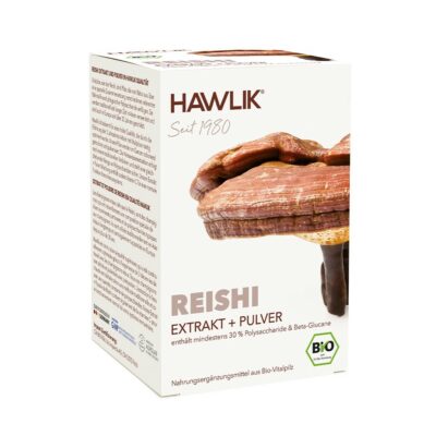 HAWLIK Reishi Extrait + poudre caps 120 pce