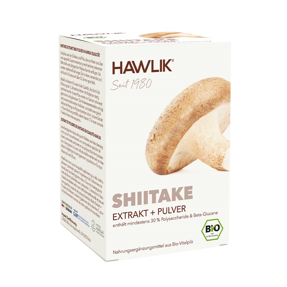 HAWLIK Shiitake Extrait + poudre caps 120 pce
