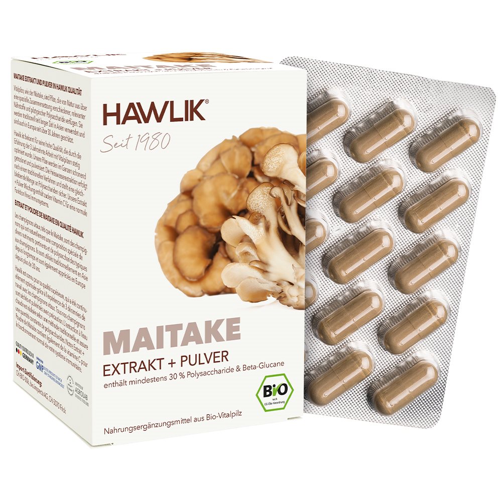 HAWLIK Maitake Extrait + poudre caps 120 pce