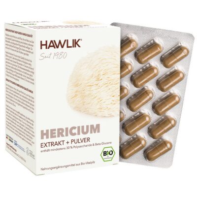 HAWLIK Hericium Extrait+poudre caps 120 pce