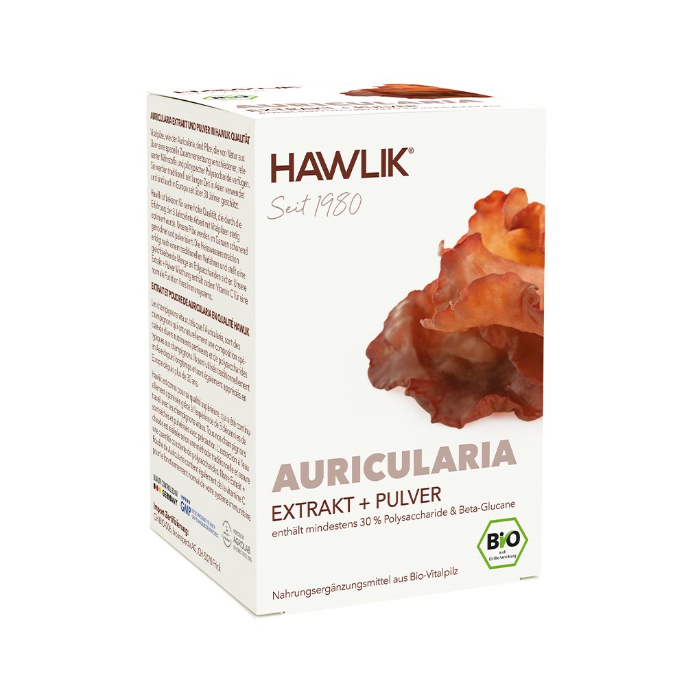 HAWLIK Auricularia Extrait+poudre caps 120 pce