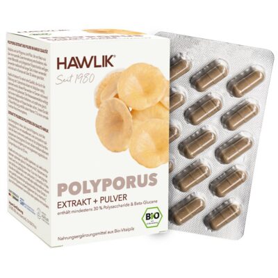 HAWLIK Polyporus Extrait+poudre caps 120 pce