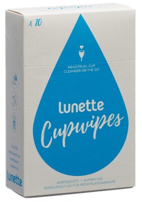 LUNETTE Cup Wipes lingettes nettoyantes 10 pce