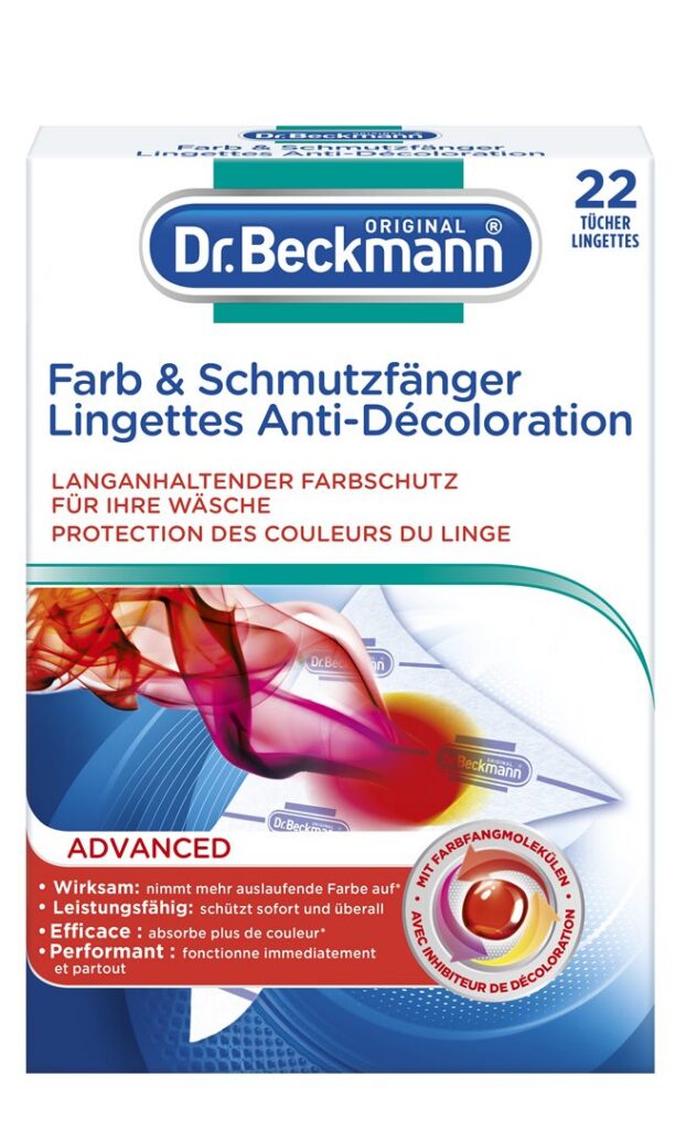 DR BECKMANN lingettes anti-décolorat microf 22 pce