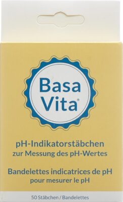 BASA VITA Bandelettes indicatrices de pH 50 pce