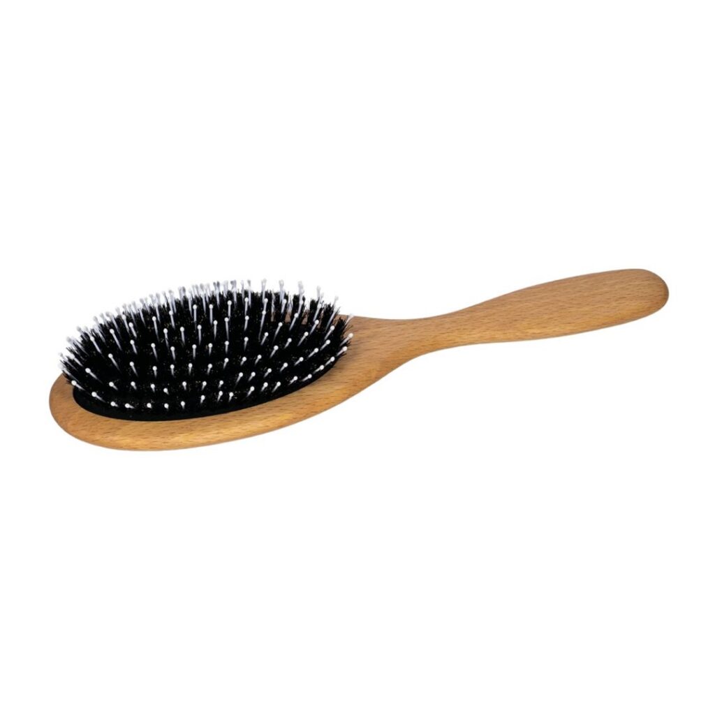 HERBA brosse poils sangl/nyl ovale bois hêtre