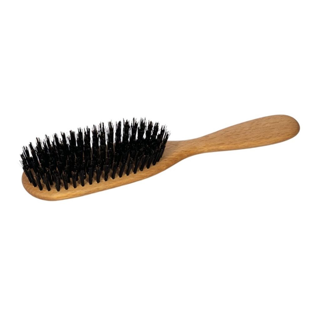 HERBA brosse poils sanglier ovale bois hêtre