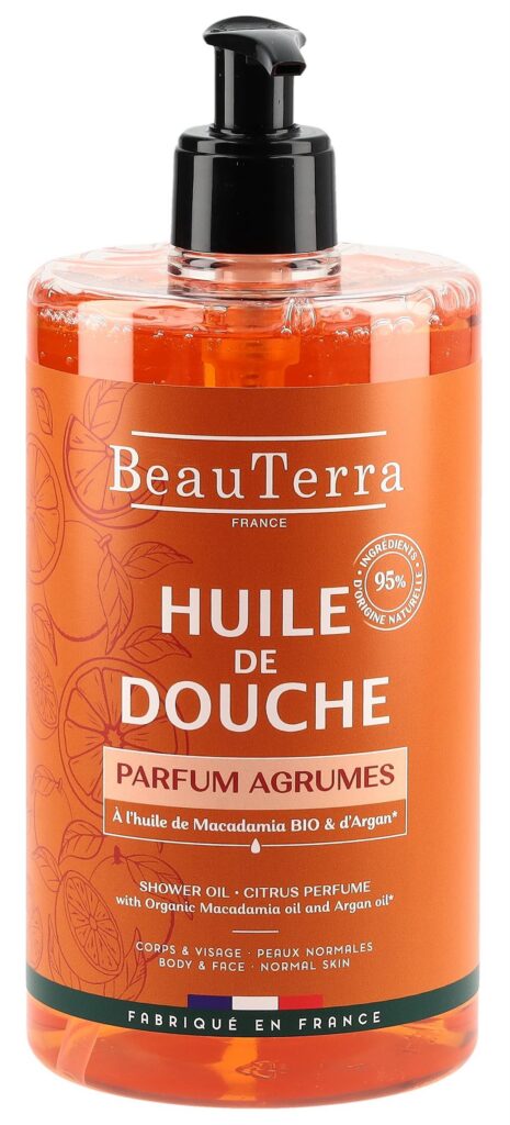 BEAUTERRA huile de douche agrumes fl 750 ml