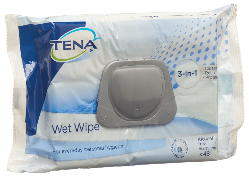 TENA Wet Wipes 48 pce