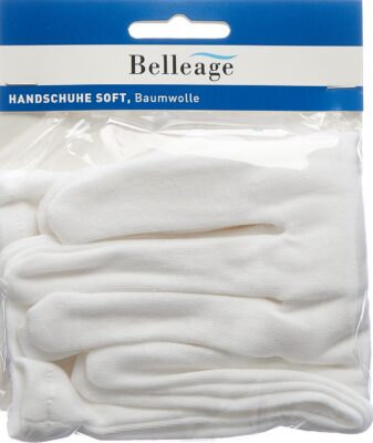 BELLEAGE gants au coton doux 1 paire
