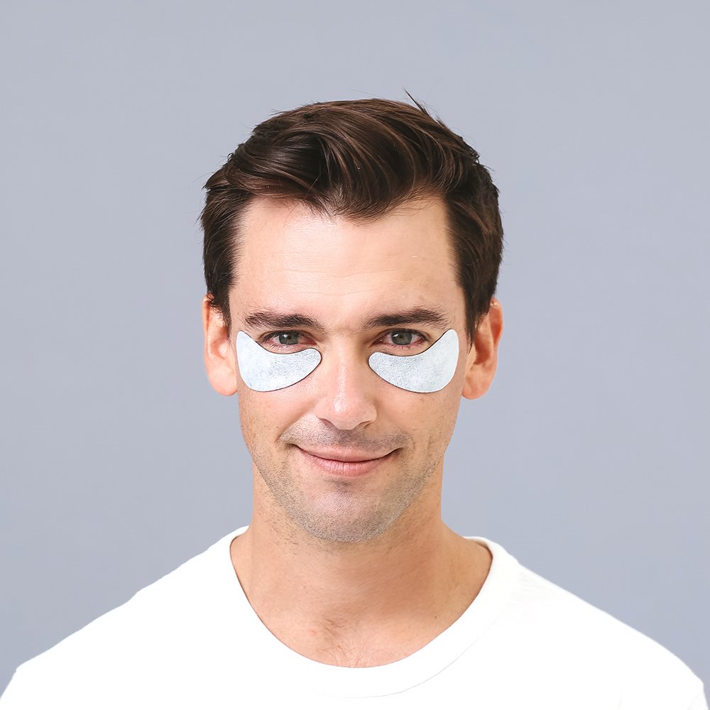 SKIN REPUBLIC Men's Anti-Fati Char Eye Pat 3 paire