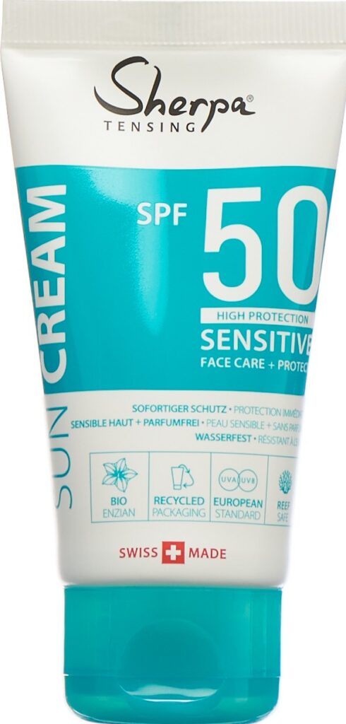 SHERPA TENSING crème solaire SPF50 sensitive 50 ml