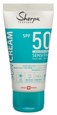 SHERPA TENSING crème solaire SPF50 sensitive 50 ml