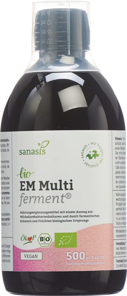 SANASIS EM multi ferment bio fl 500 ml