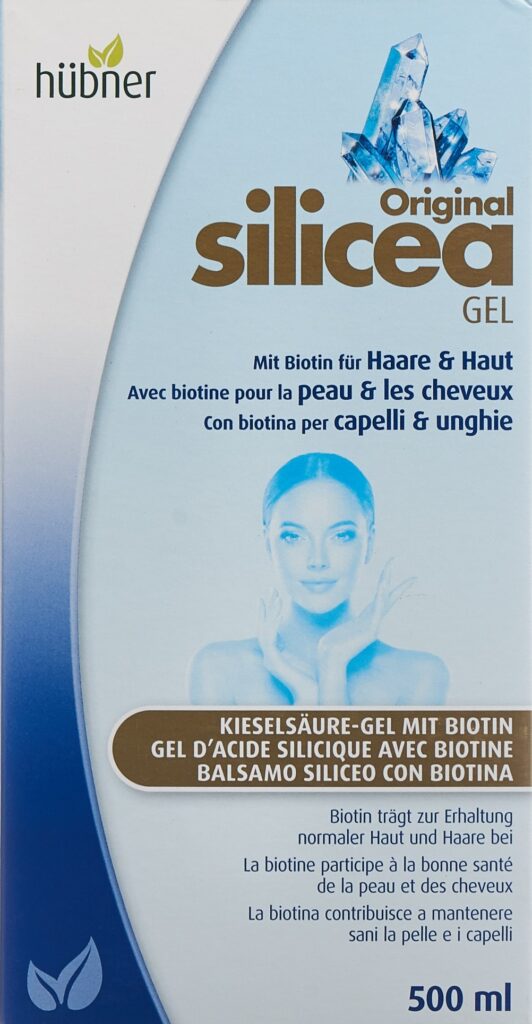 HÜBNER silicea gel av biotine peau&cheveux 500 ml